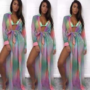 2021 New Summer Sexy Beach Cover Up Women Dress Tu